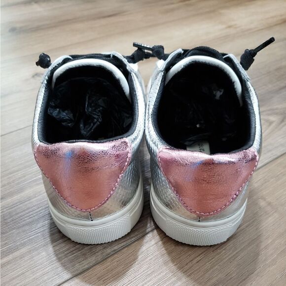 Vintage Havana Aimee Chrome Slip On Sneakers Size 7.5 NIB - Picture 8 of 16